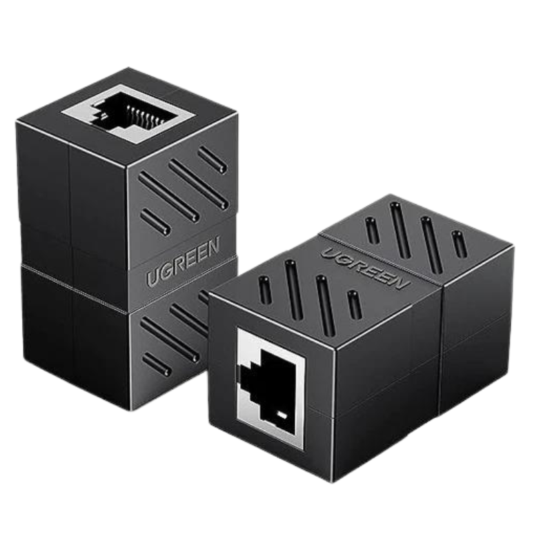 Adaptador De Extensor De Cable Ethernet Rj45 (X Und) Negro, Ugreen, 30718