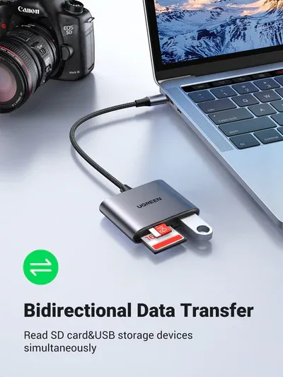 UGREEN USB-C Reader 3 in 1