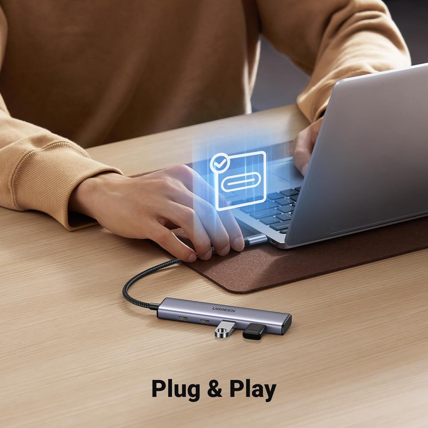UGREEN HUB USB-C To 2xUSB-A + 2xUSB-C