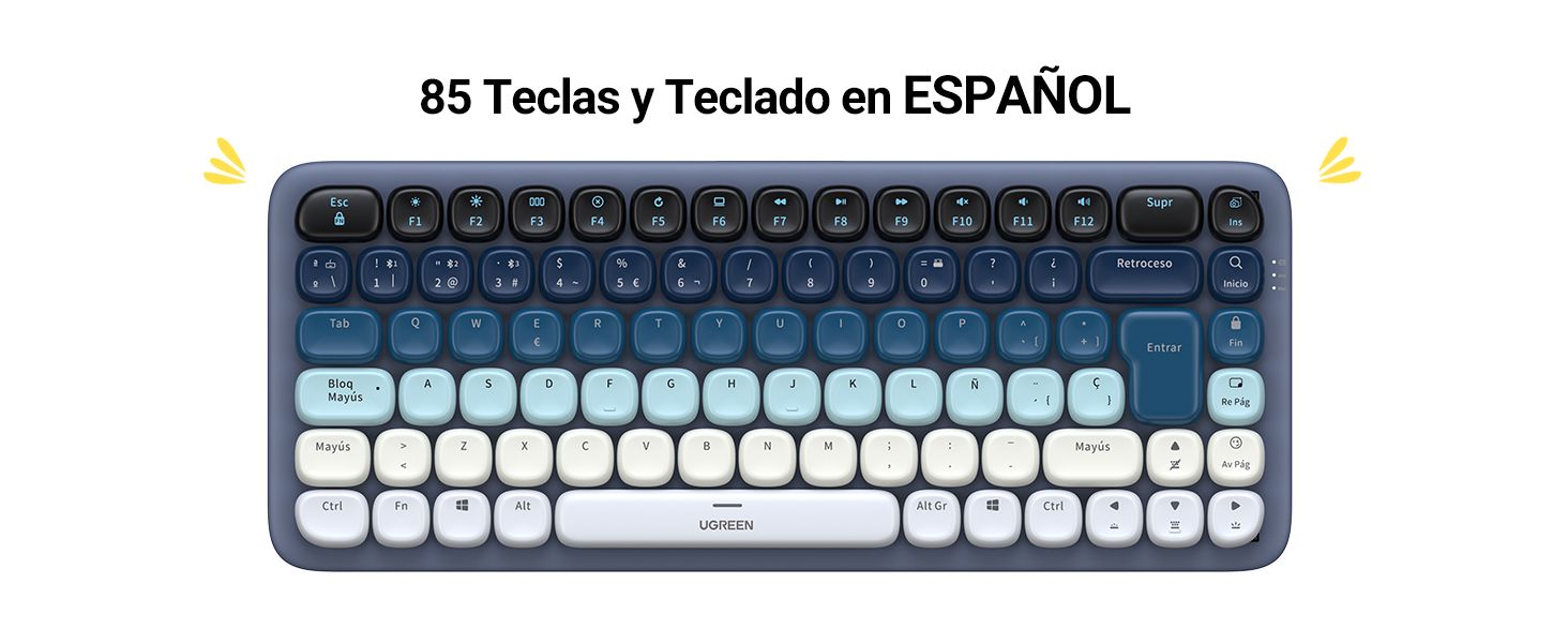 UGREEN Teclado+Mouse Wireless Mec�nico Azul