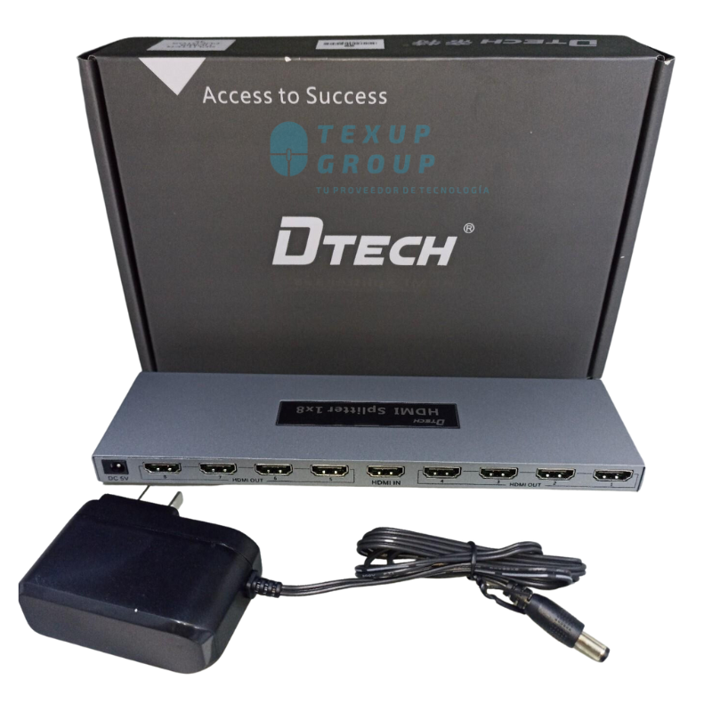 Splitter HDMI 1 x 8, DT-7148, DTECH