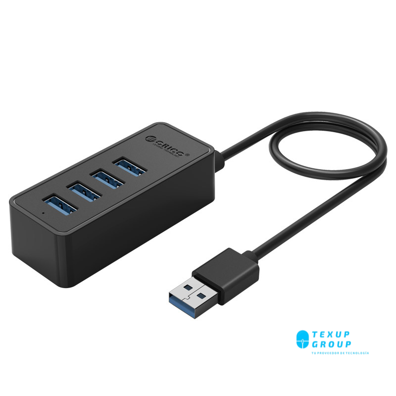 Orico - Hub USB tipo A 4 puertos USB 3.0 Puerto de carga 5V