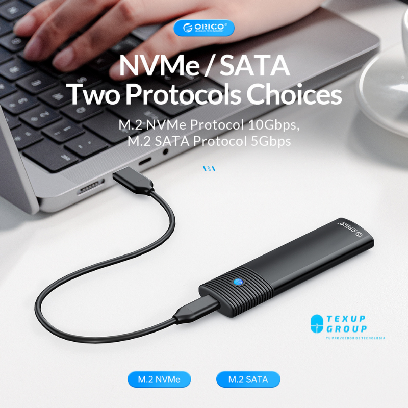 ORICO - Case M2 NVMe SSD tipo C USB 3.2 Gen 2 PWM2-G2
