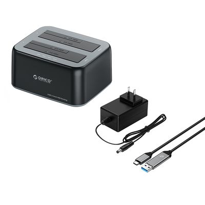 Orico - Bahia dual tipo C USB 3.2 Gen 2 soporta 36 TB