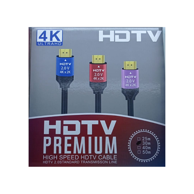 Cable HDMI 4K 30m PVC Génerico