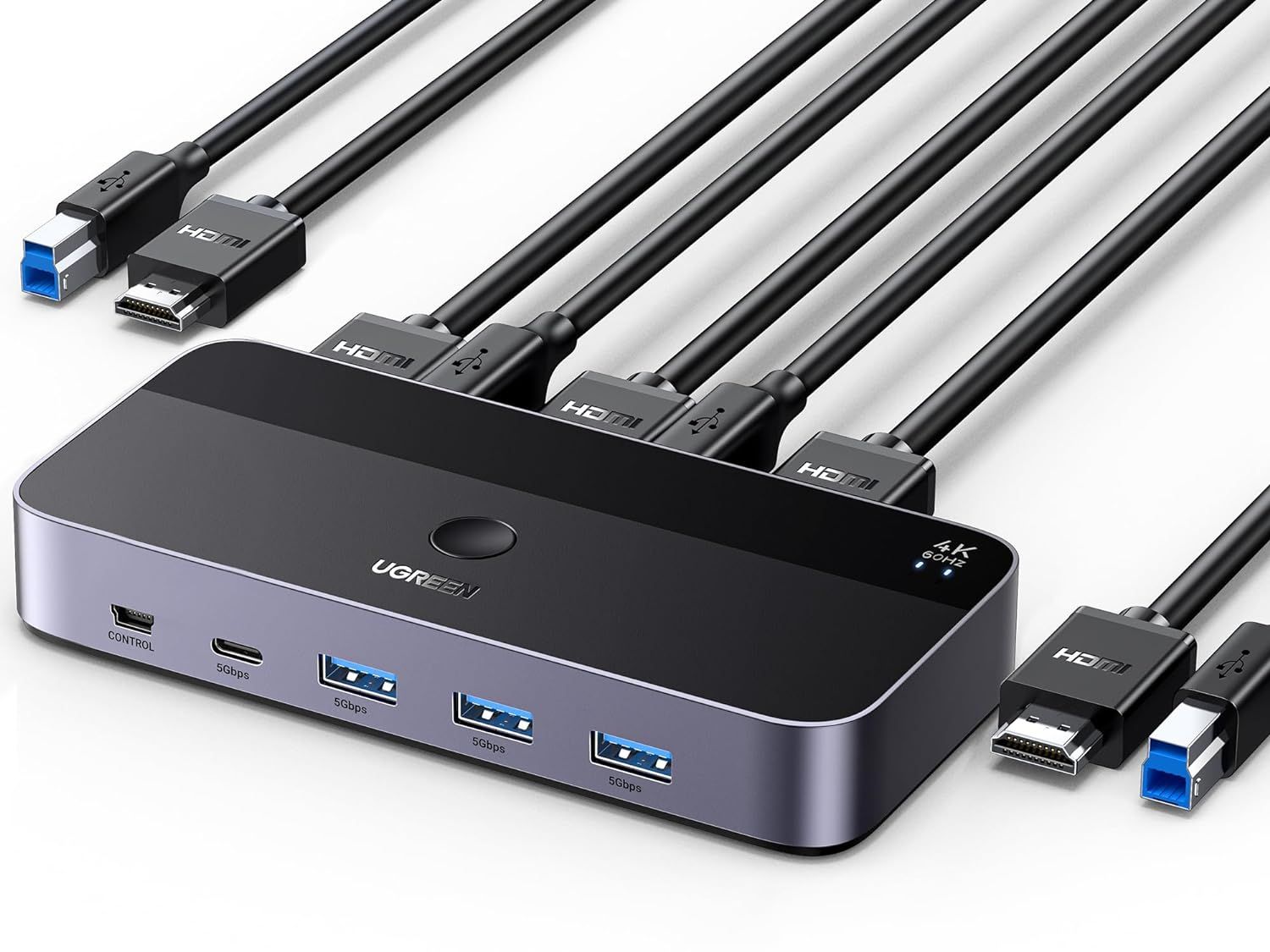 UGREEN - UGREEN HDMI 2.0 KVM Switch 2 en 1 15707
