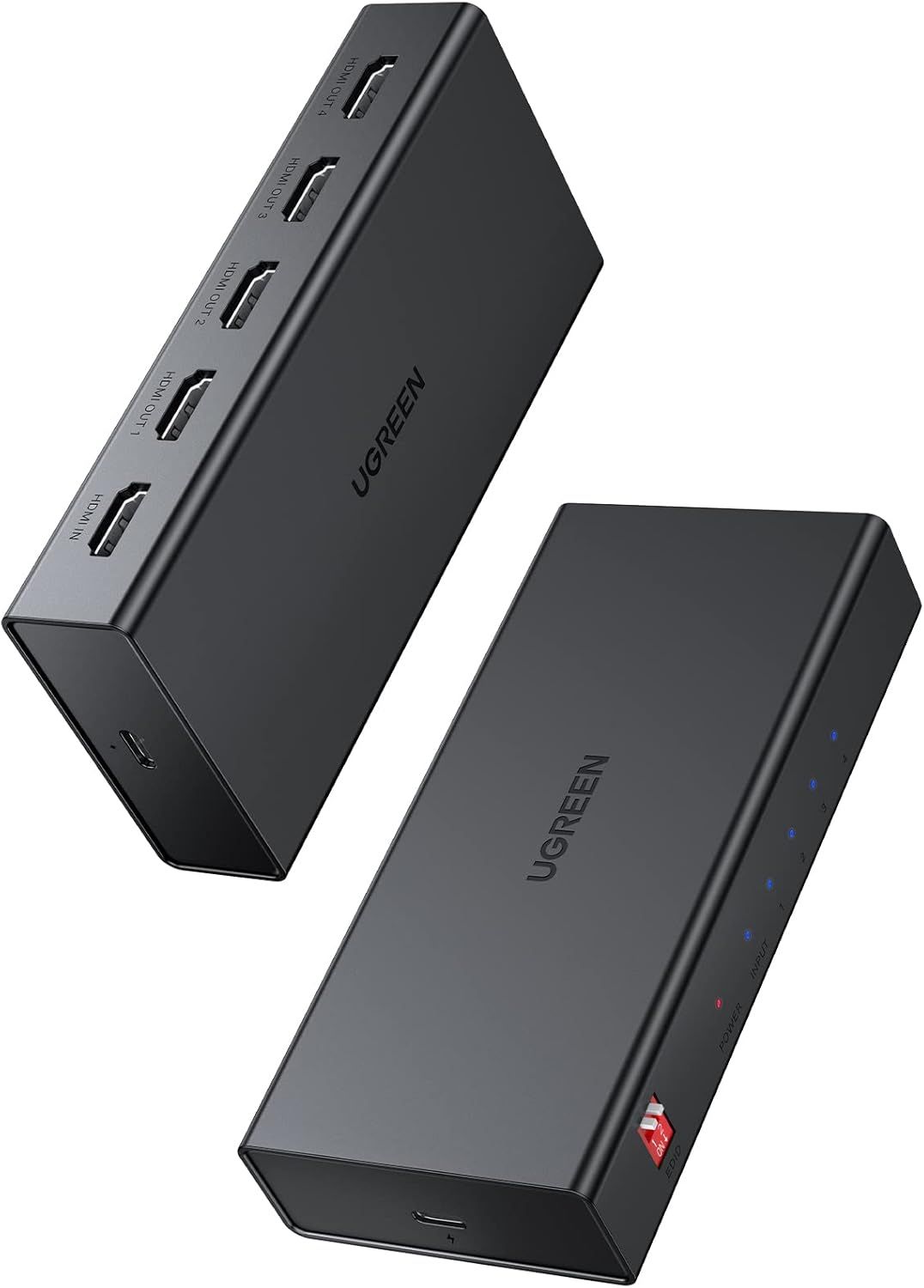 UGREEN - Divisor HDMI 1 en 4 salidas 4K @60Hz HDMI 2.0 Splitter 90514