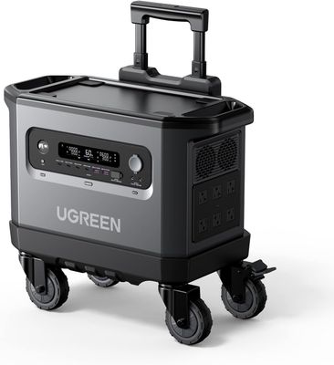 UGREEN - ESTACION DE ENERGIA PORTATIL POWER ROAM 2200 - 2048WH DISEÑO CARRITO DESMONTABLE - GS2200 15355