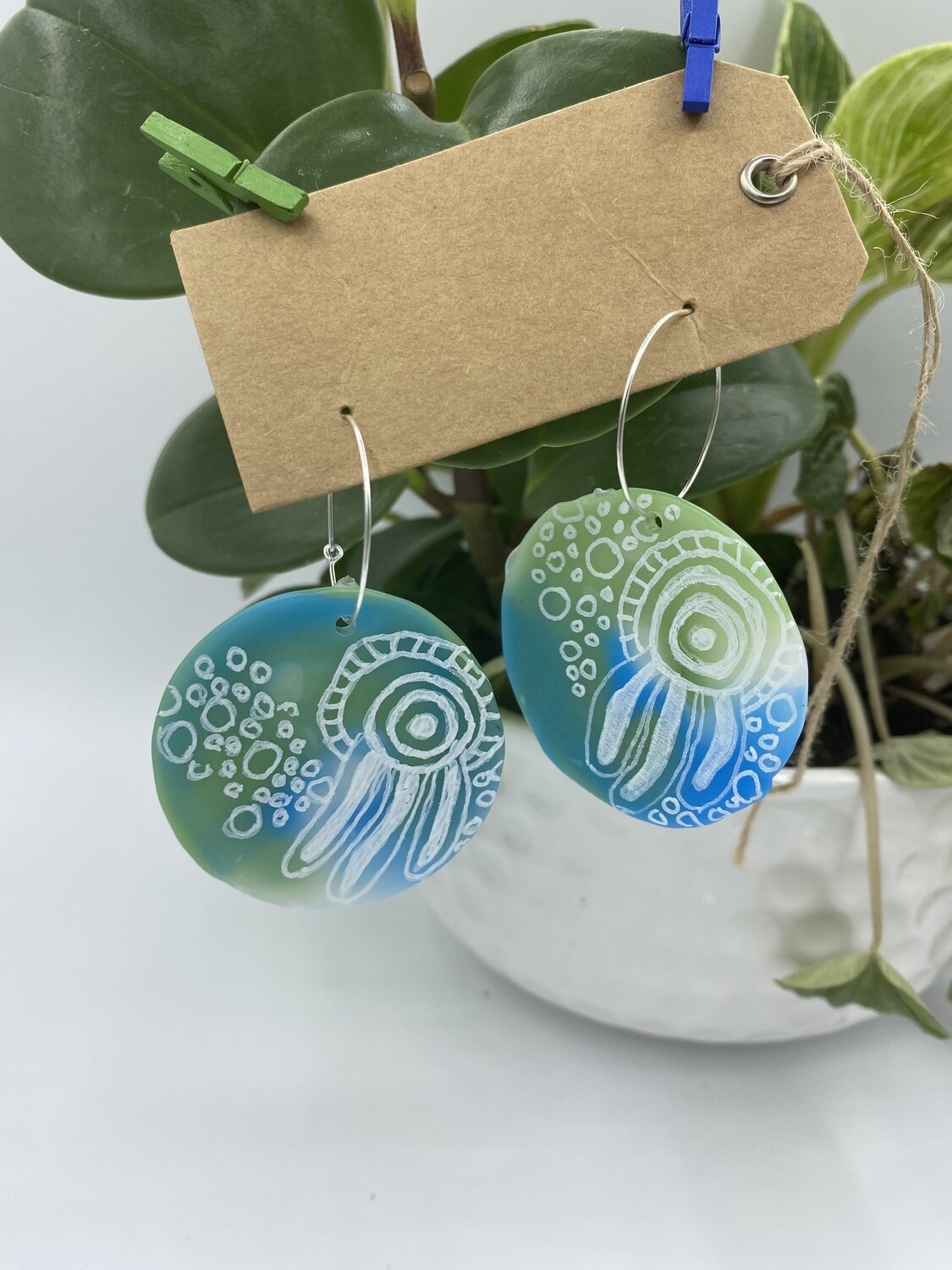 Jalun (sea) (small, green &amp; blue) (shipping included)