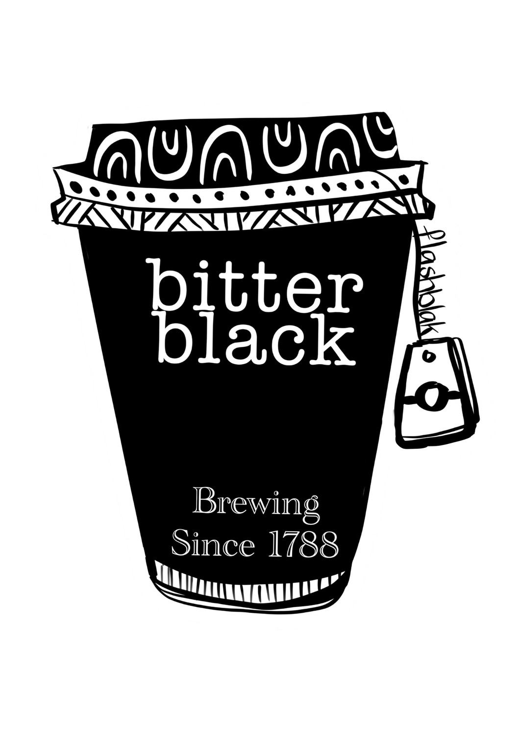 A4 Print - Bitter Black: Brewing since 1788 (includes shipping)