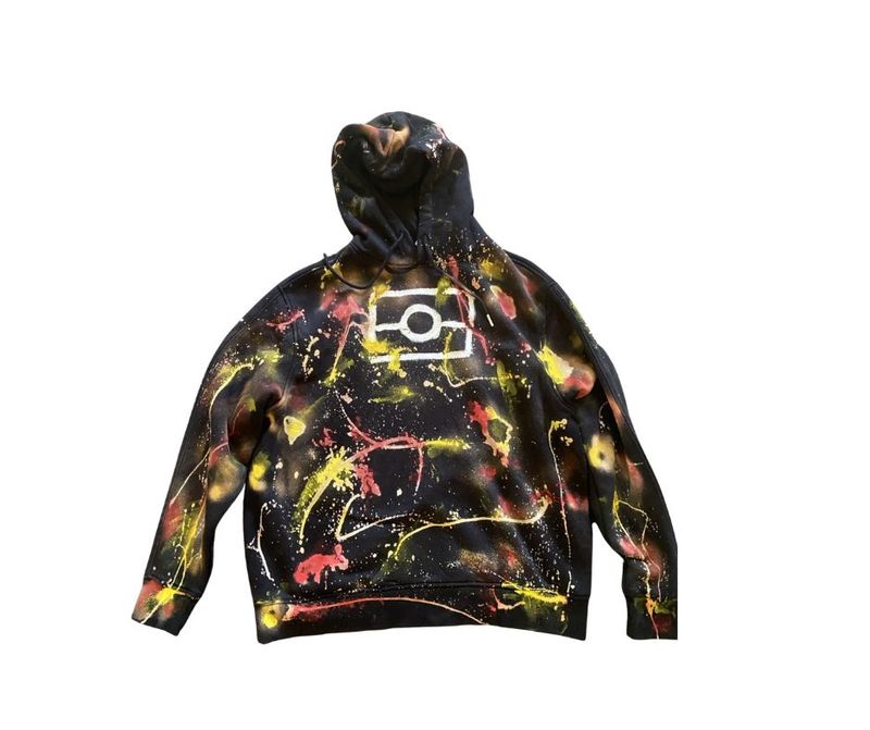 Graffiti hoodie (size 12 womens) shipping included