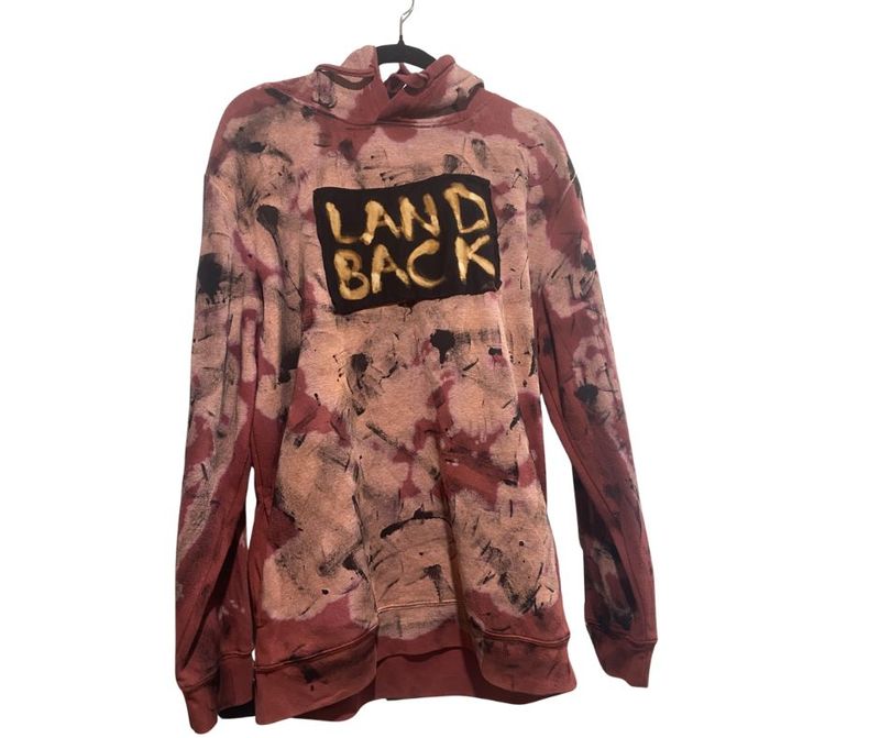 Graffiti Land Back hoodie (size M uni) shipping included