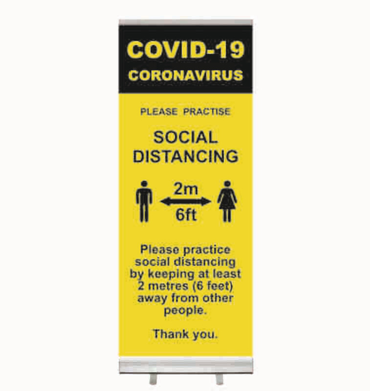 Social Distancing Banner