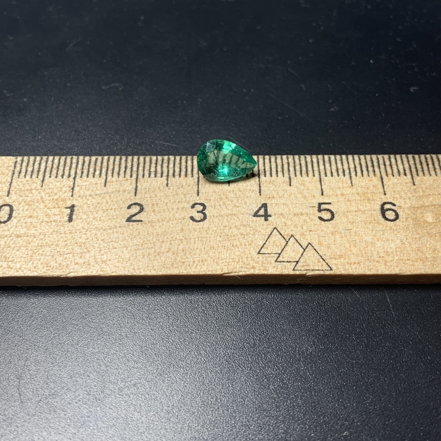 Emerald Pear cut 1.46 ct