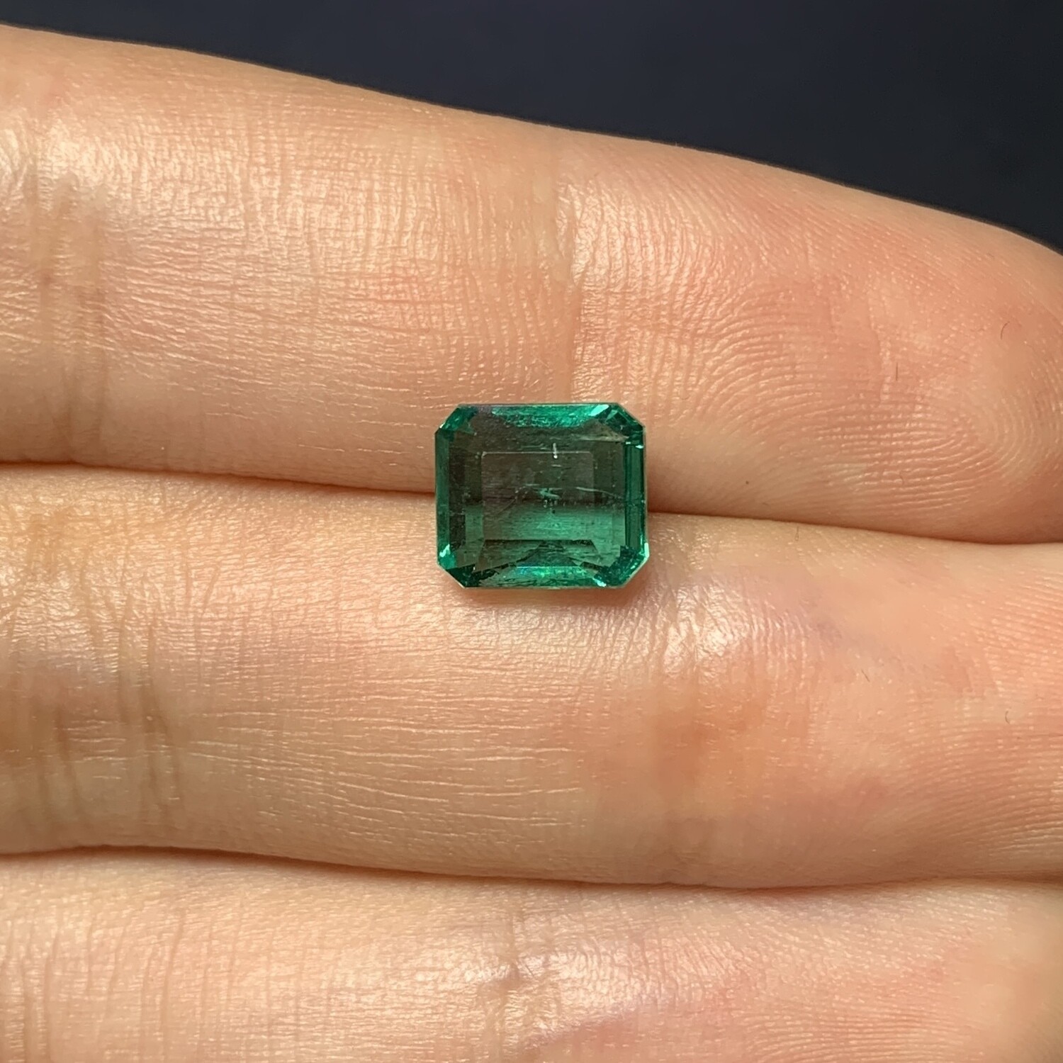 Emerald octagon cut 2.26 ct