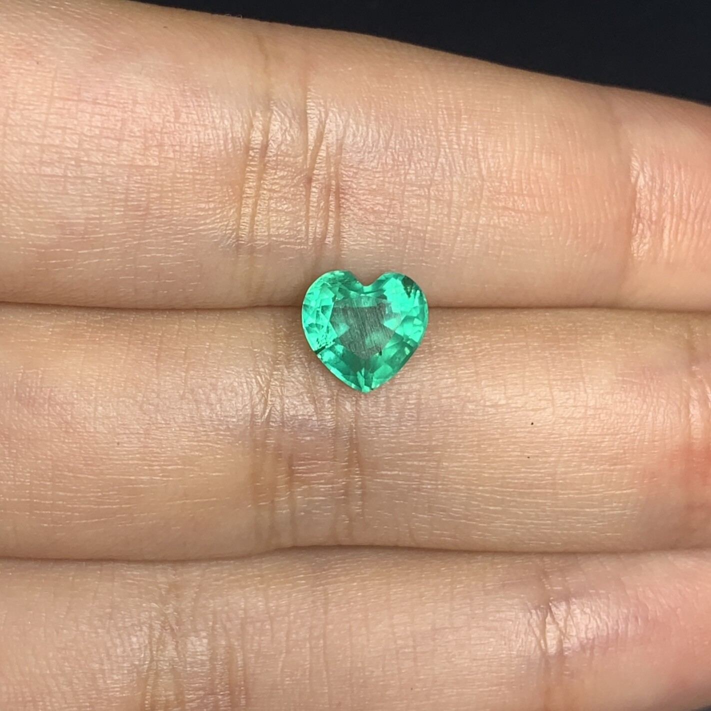 Emerald Heart cut 1.49 ct