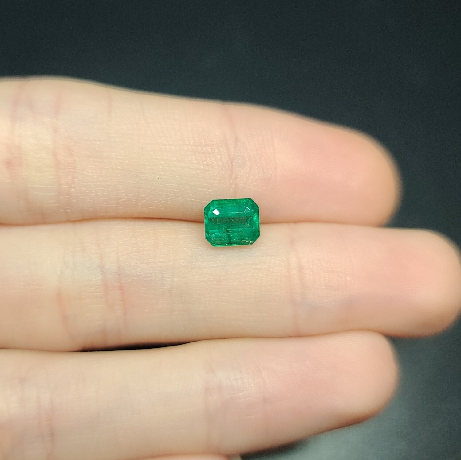 Emerald octagon cut 1.45 ct