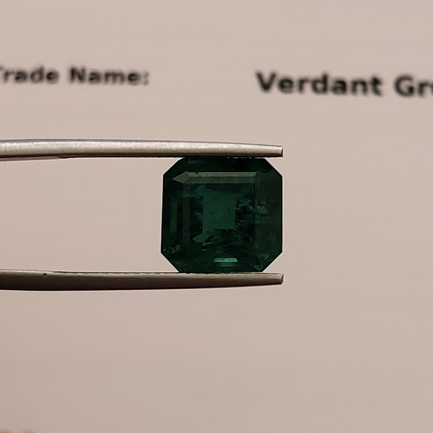 Sq.Emerald cut 6.04 ct