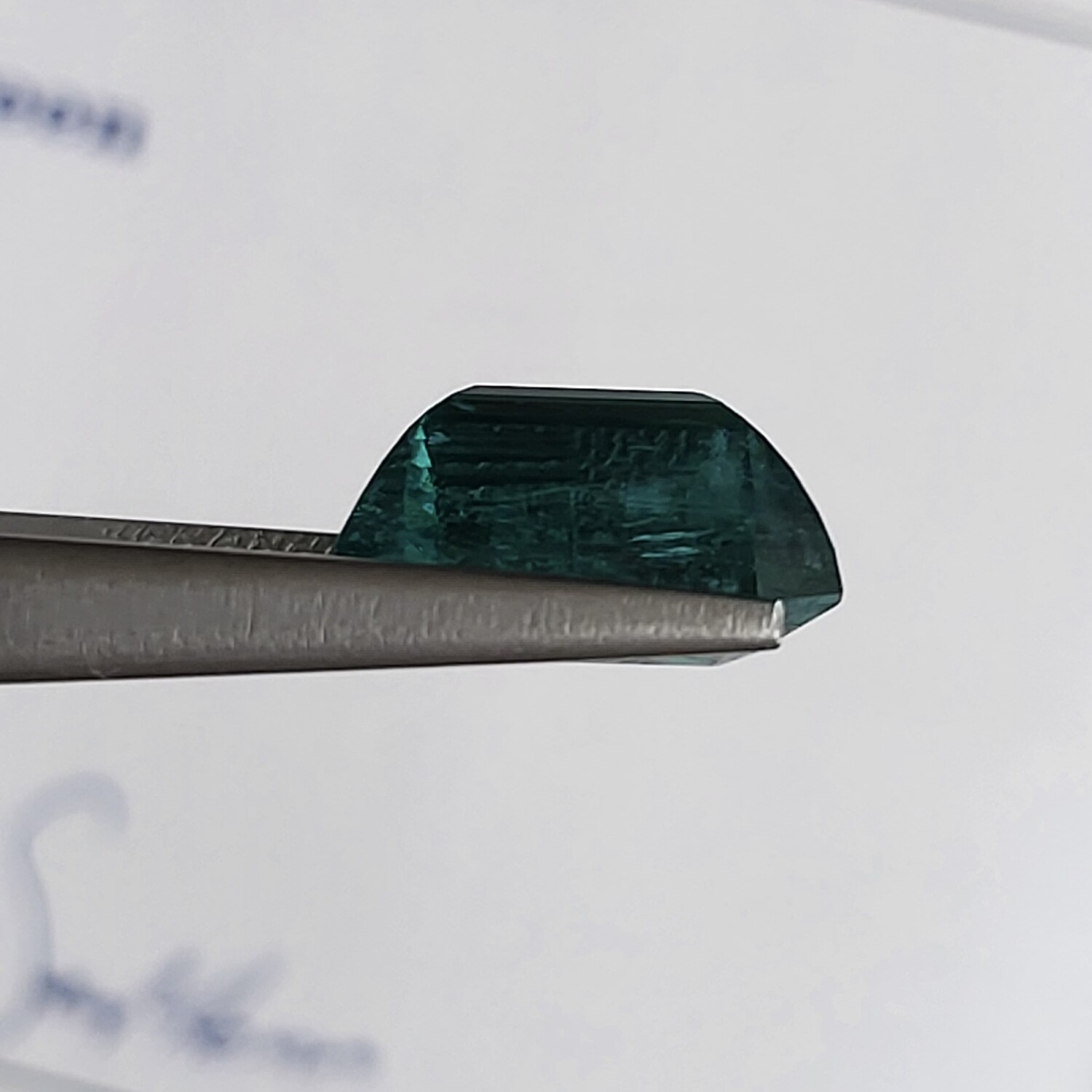 Emerald octagon cut 10.33 ct