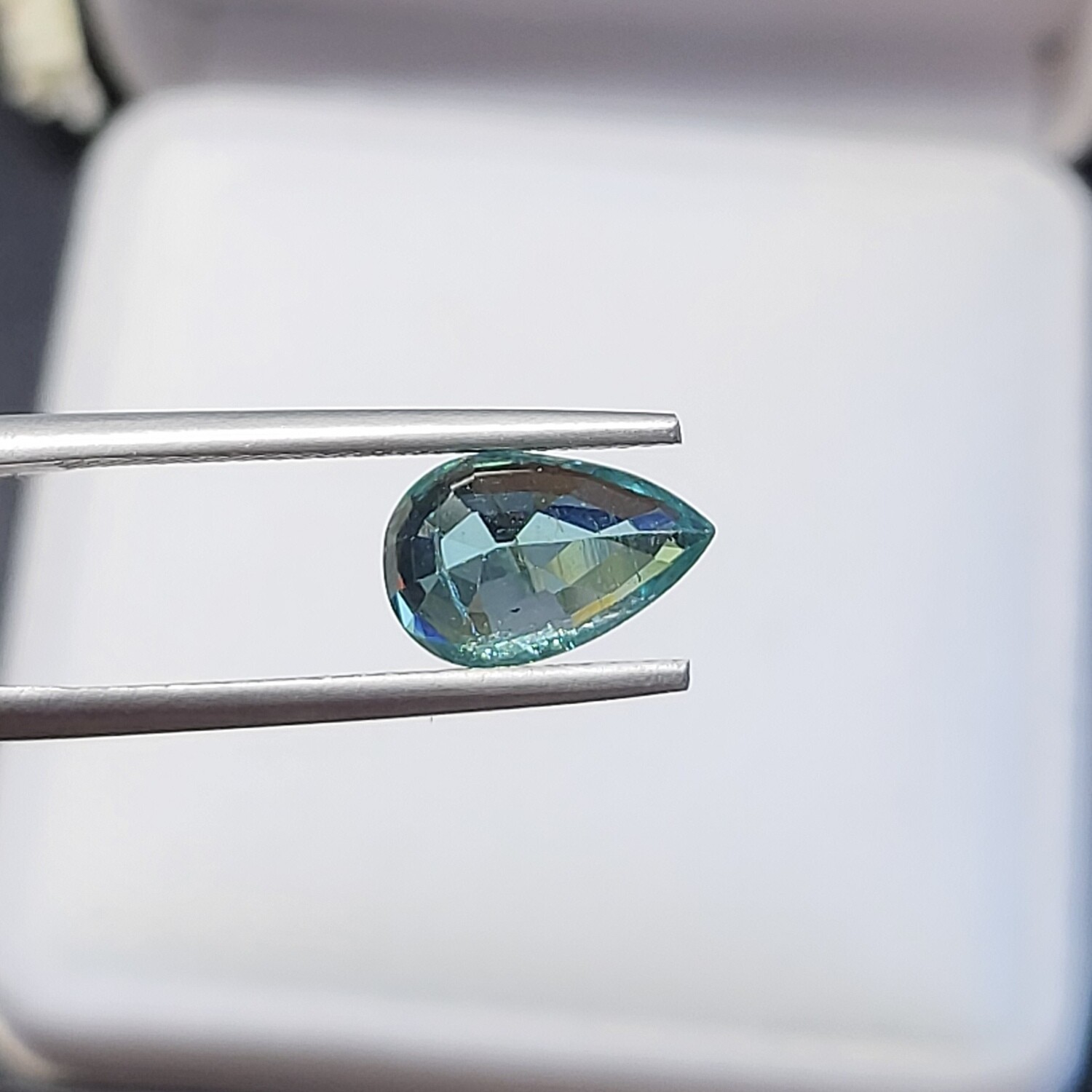 1.78 ct Emerald Pear cut