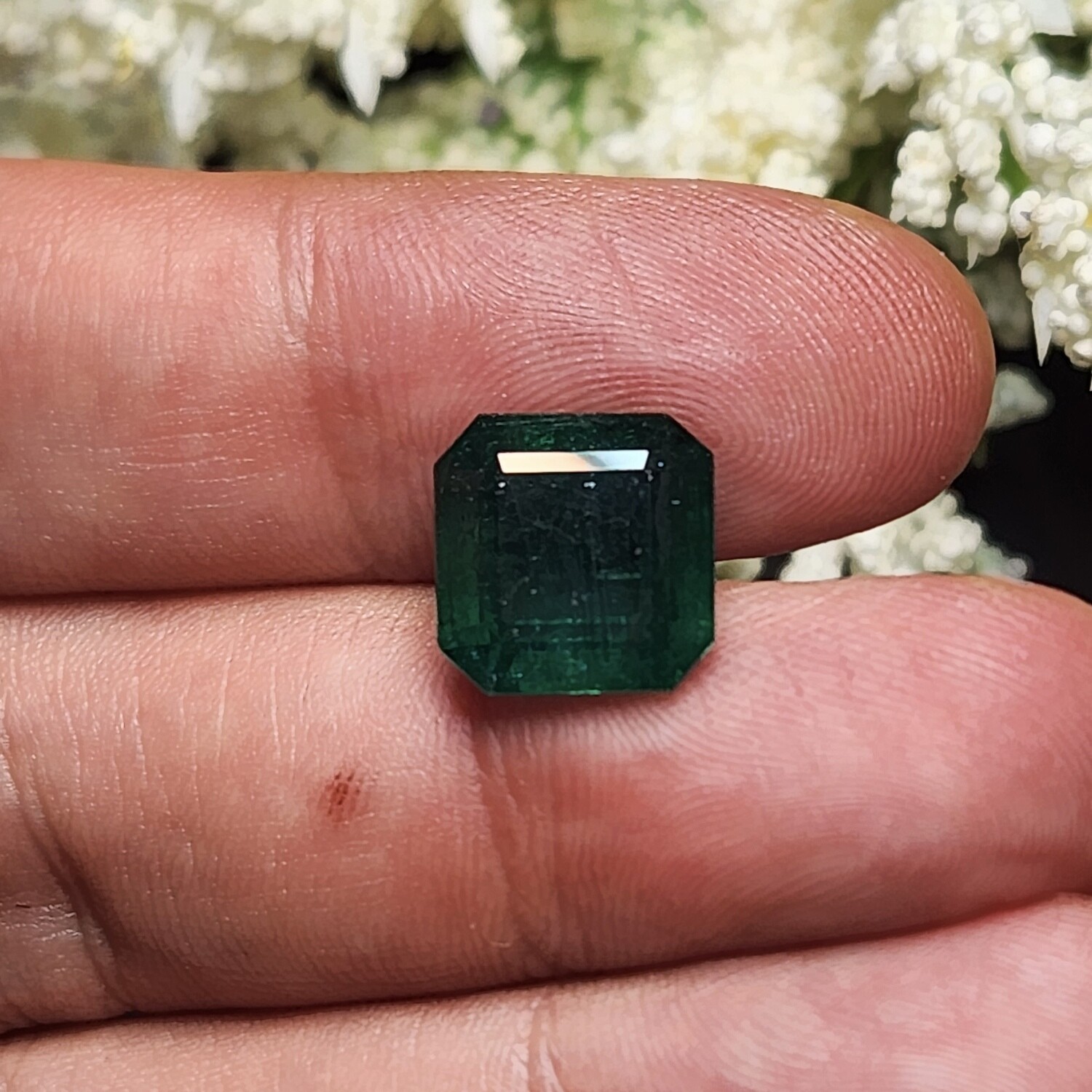 Emerald octagon cut 8.84 ct