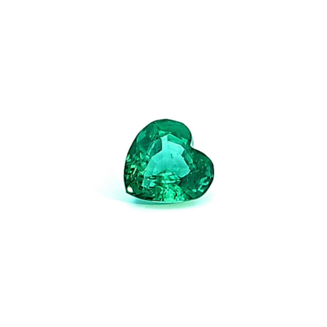 2.85 ct Emerald Heart shape