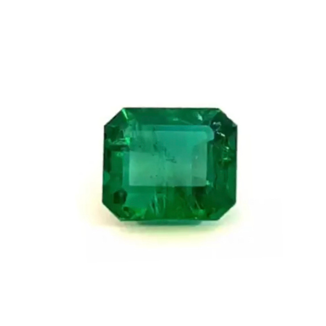 6.42 ct Emerald octagon cut