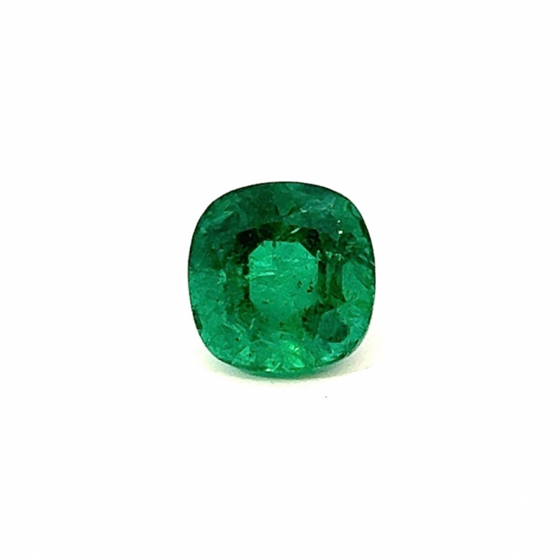 6.39 ct Emerald Cushion cut