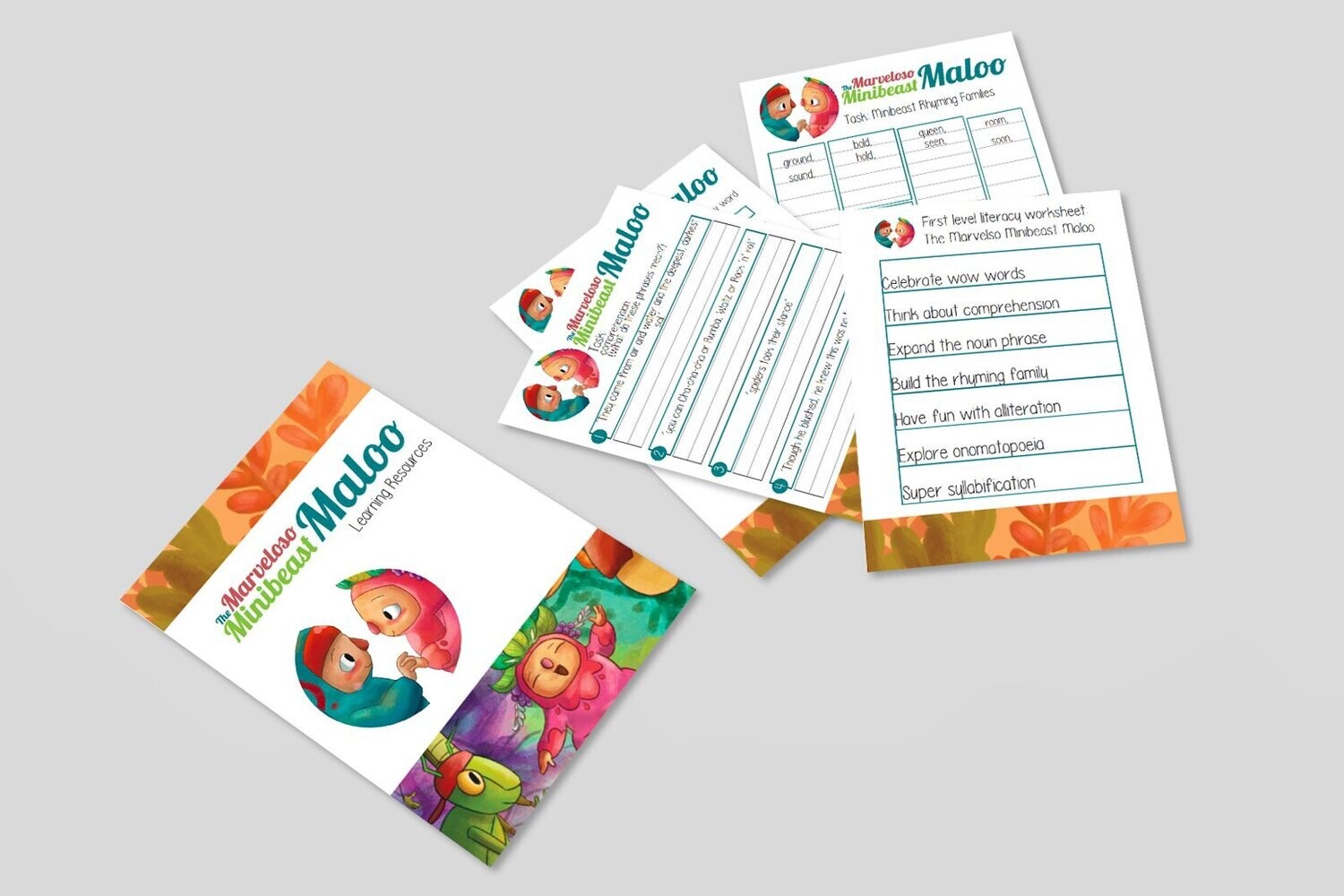 MARVELOSO MINIBEAST MALOO TEACHING PACK - PDF DOWNLOADS
