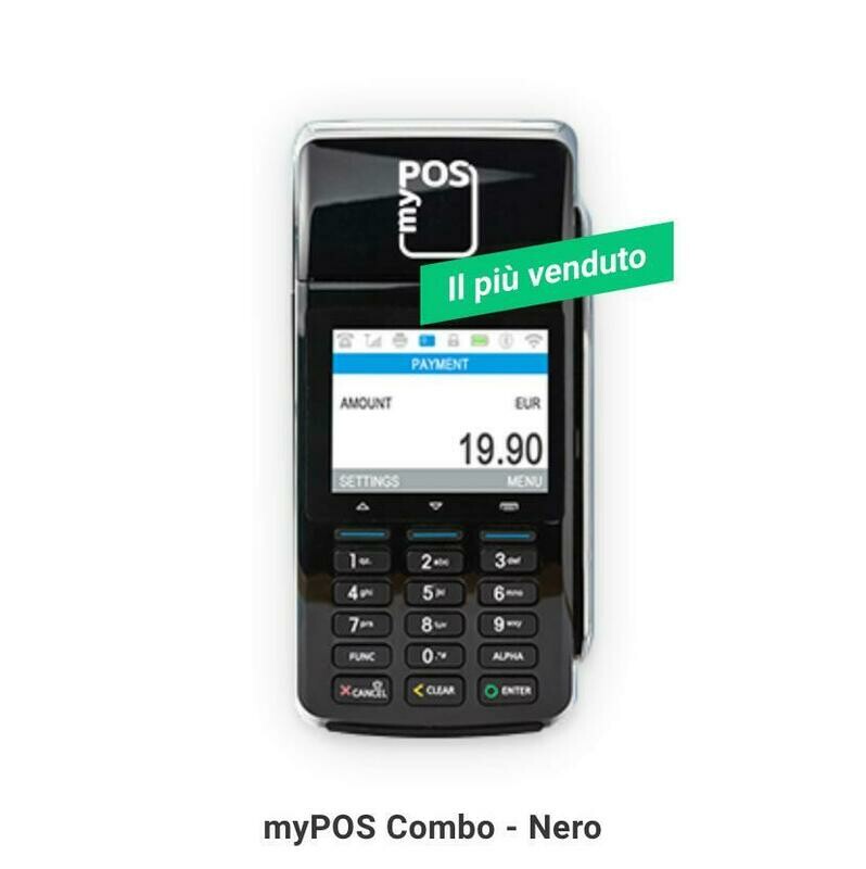 myPOS Combo - Nero
(esclusa IVA)

10€ spese di spedizioni
