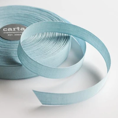Studio Carta Ribbon - Sky Tight Weave Cotton - 1 Meter