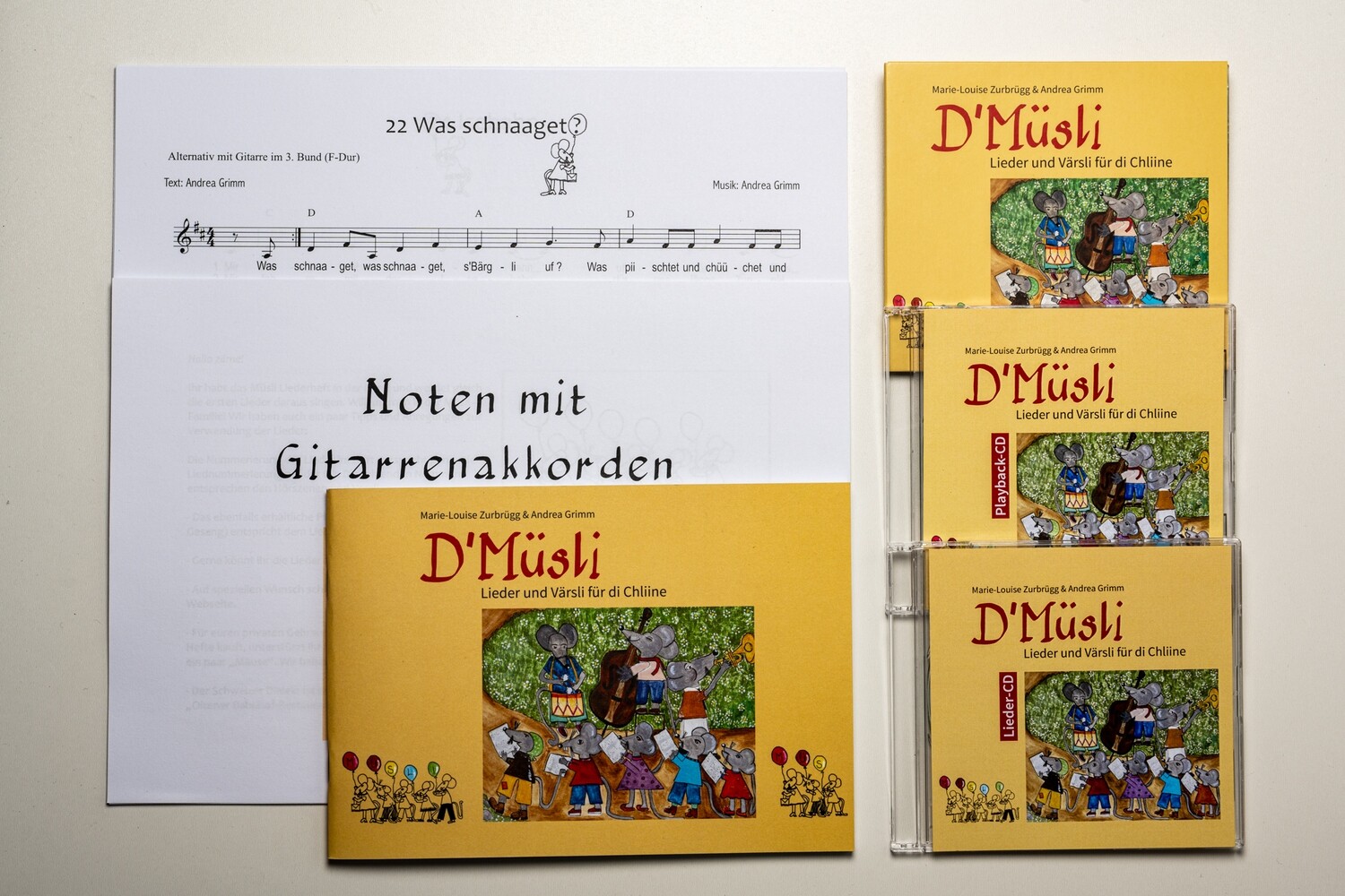 Paketangebot - Lieder und Värsli für di Chliine
CD Nr. 1