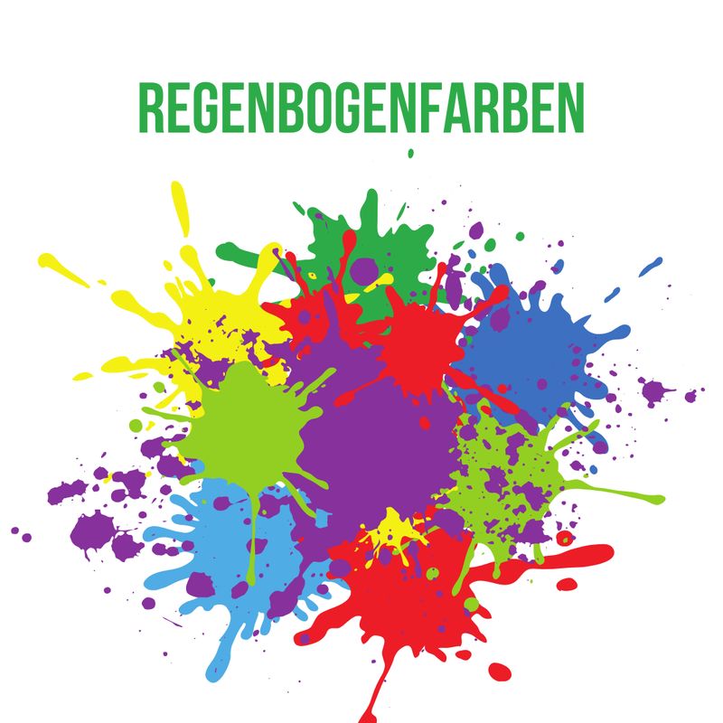 Regenbogenfarben