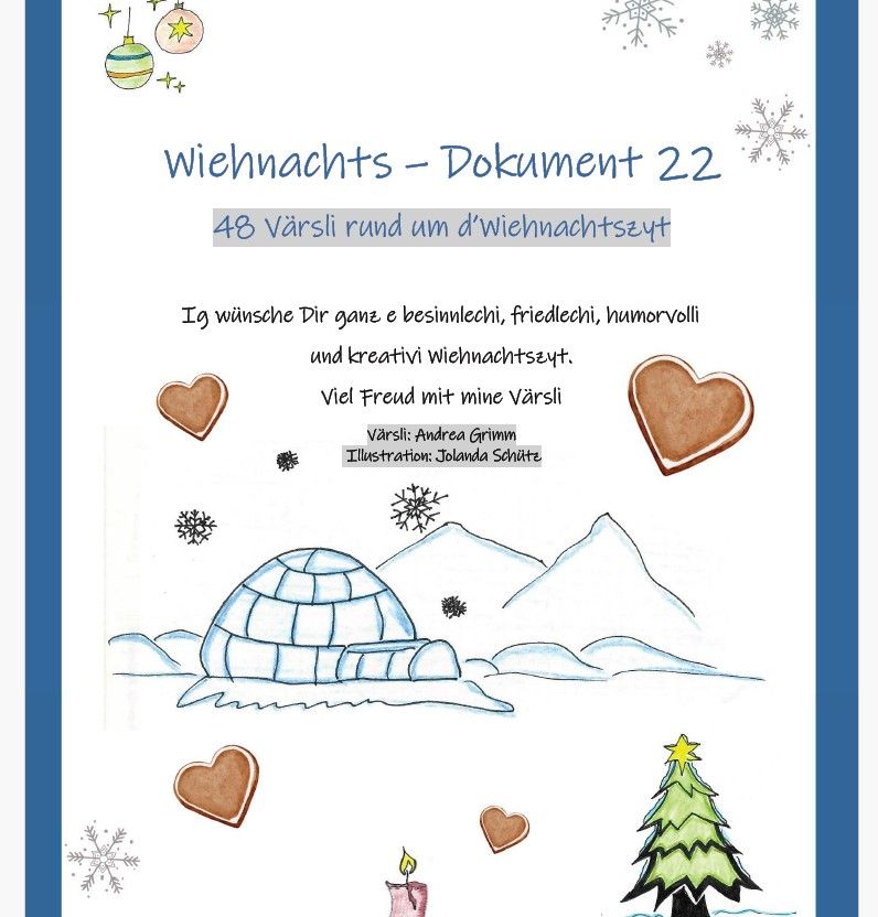 Wiehnachts - Dokument digital