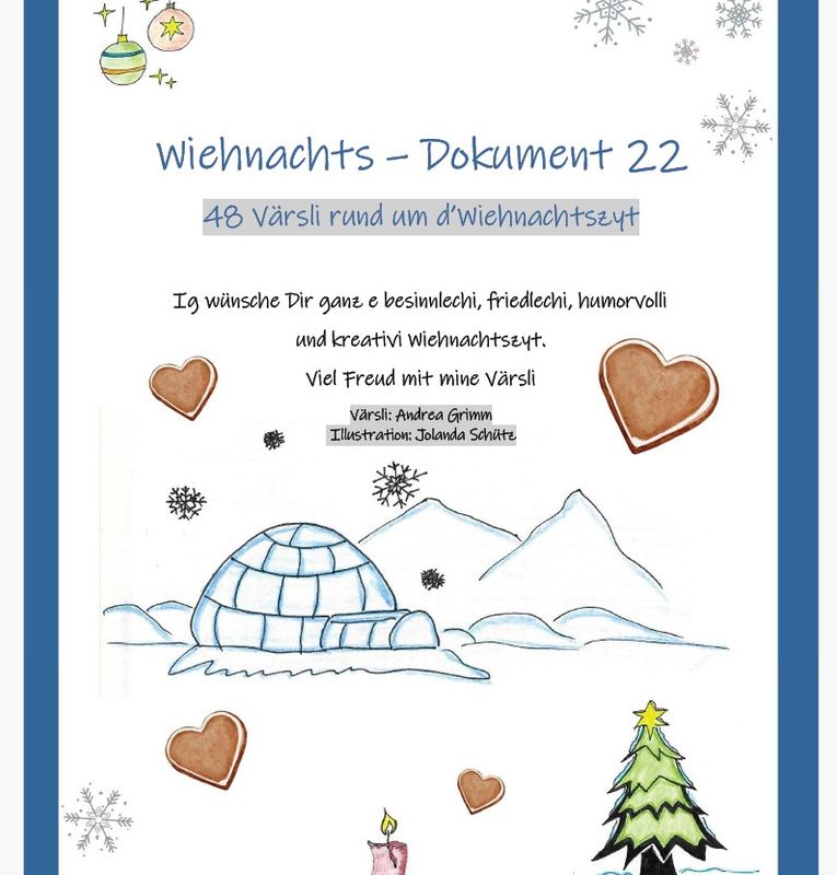 Wiehnachts - Dokument digital