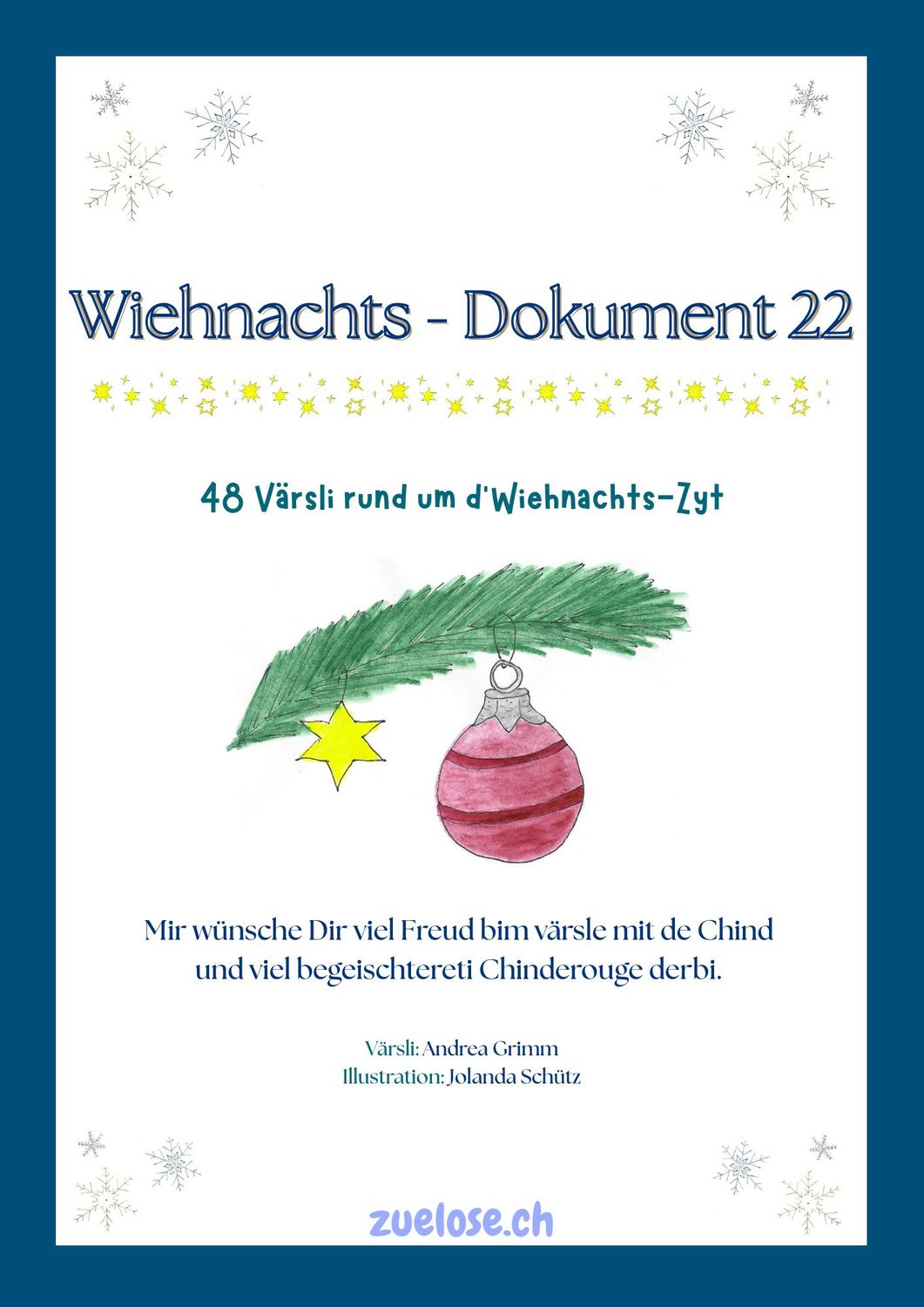 Wiehnachts - Värsli - Dokument 22 digital
