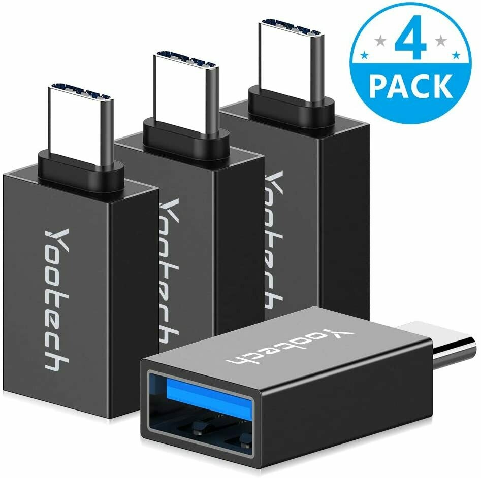 Yootech USB C to USB Adapter (4 Pack)