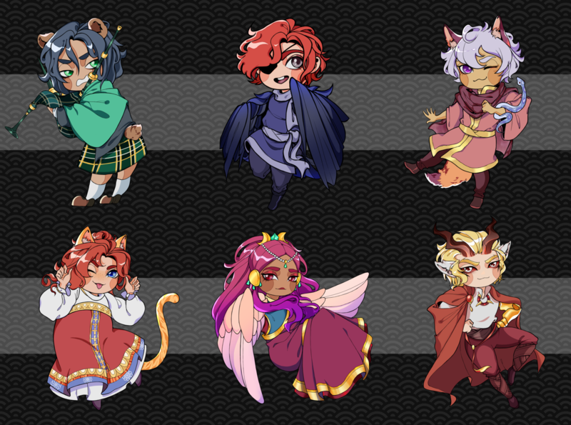 [PRE - ORDER] The Arcana Chibi Keychains