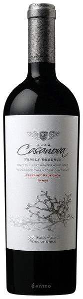 Hugo Casanova Family Cabernet - Syrha 2017 (Chile) Hugo Casanova Family Cabernet - Syrha 2017 (Chile)
