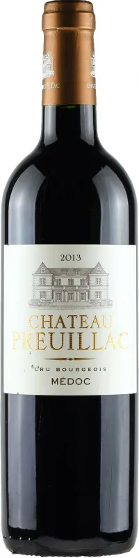 Chateau PREUILLAC Cru Bourgeois Medoc 2012 (France)