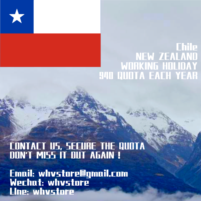 Chile Working Holiday Visa