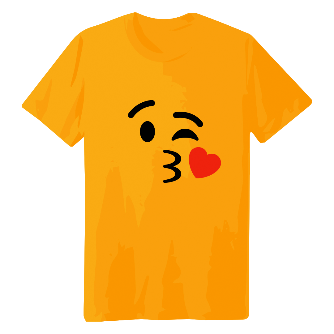 Tiimoji Kiss Block Crew T Shirt