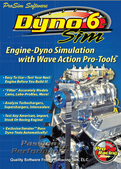 New! DynoSim6 Wave-Assisted Engine Simulation (SHIP CDs)