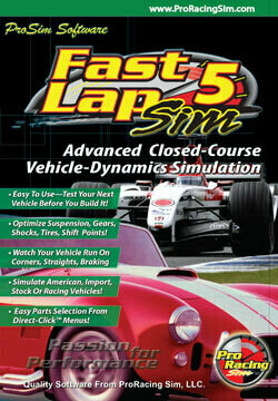 FastLapSim5 Closed-Course Simulation (SHIP CDs)