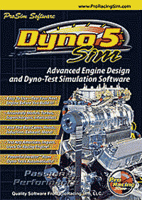 DynoSim5 Engine Simulation W/CamDisk8 UPGRADE (SHIP CDs)