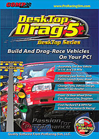 DeskTop Drag5, Drag-Race Simulation (SHIP CDs)