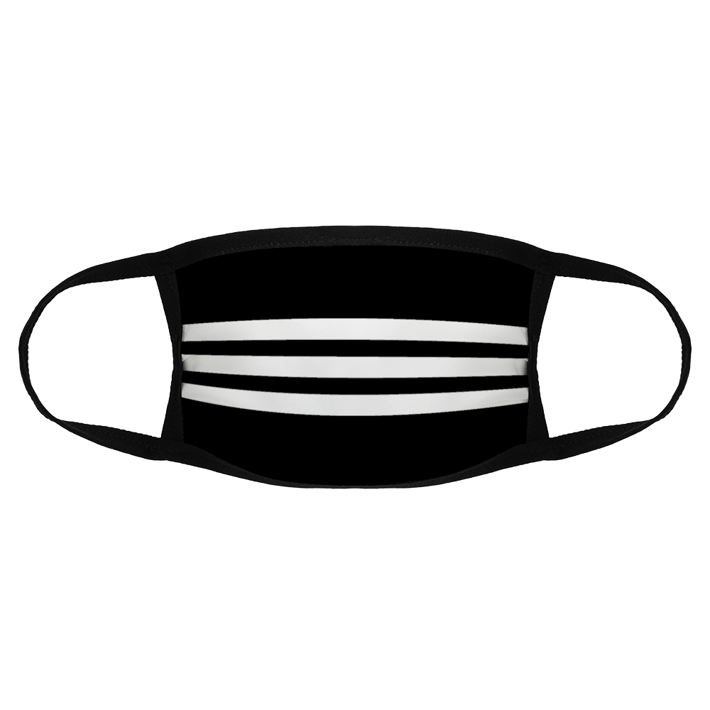 Three Stripes Face Mask