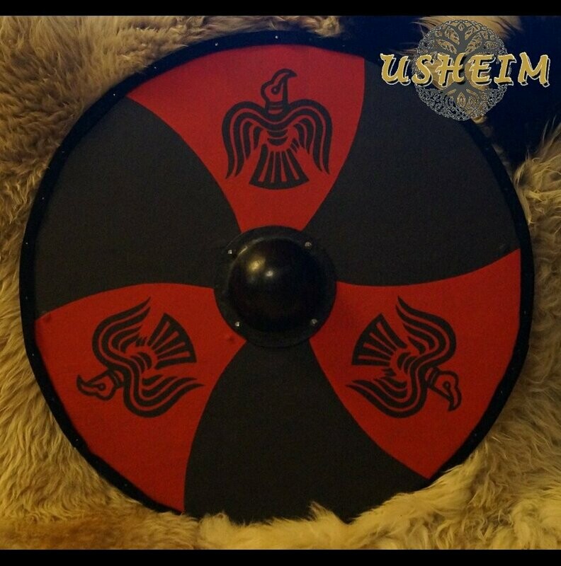 Rundschild Rundschild "Raben"