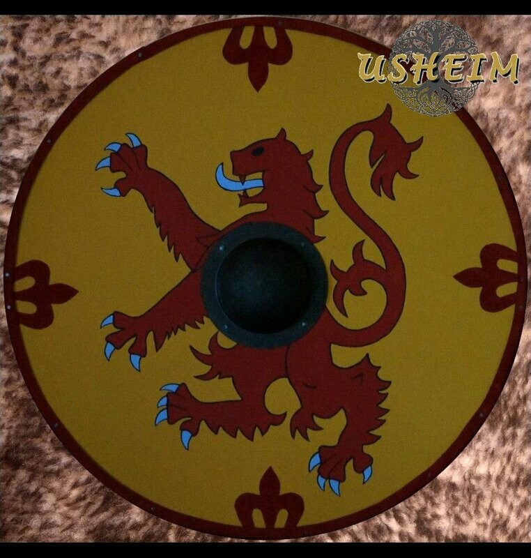 Rundschild "Schottischer Löwe"