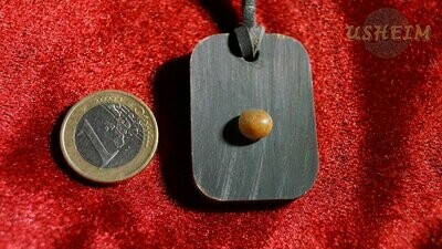 ​Hornanhänger mit Schmuckstein (Nr.2)